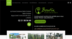 Desktop Screenshot of pepinieres-boutin.com